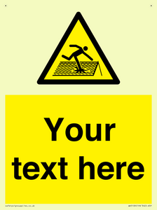 Custom Figure on Roof Sign